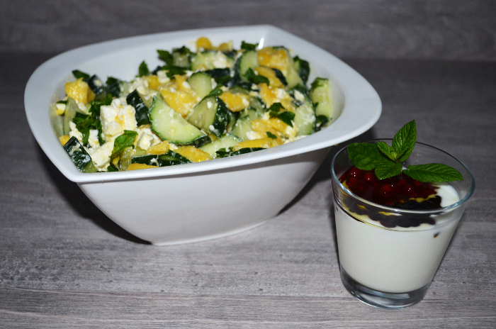 Rezept: Gurken-Mango-Schafskäse-Salat – Recipes. Simply delicious.