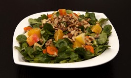 Carrot Apple Salad with Oranges and Walnuts