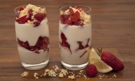 Lemon-Cream Yogurt with Berries